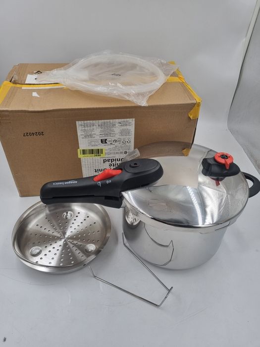 Szybkowar Amazon Basics że stali nierdzewnej 6 litrów