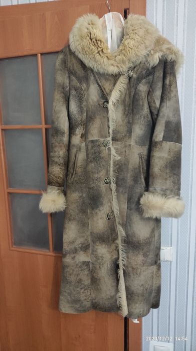 Женская  натуральная дубленка, 44-46