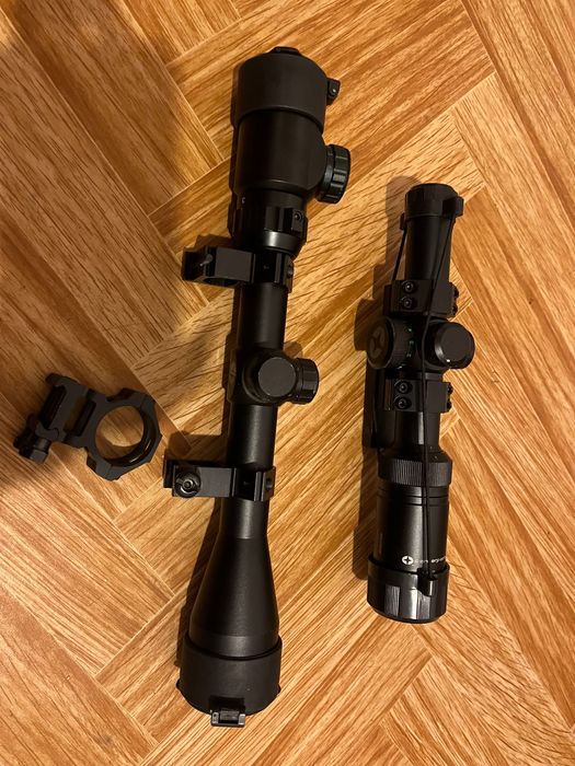 Оптичний приціл два різних оптический прицел 3-9х40 та 1-4х20