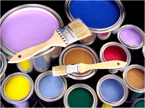 pinturas exteriores e interiores