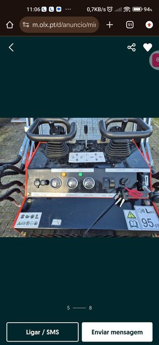 Mini pá carregadora - skid steer loader446316485007779842