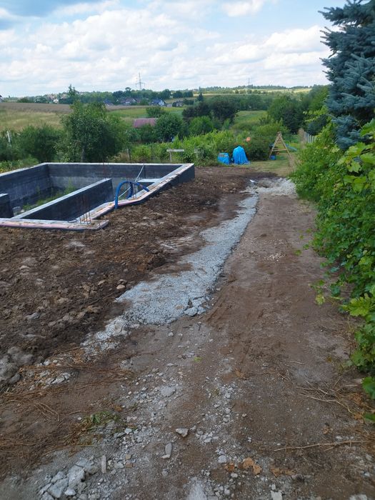 Usługi koparką, koparko ładowarką