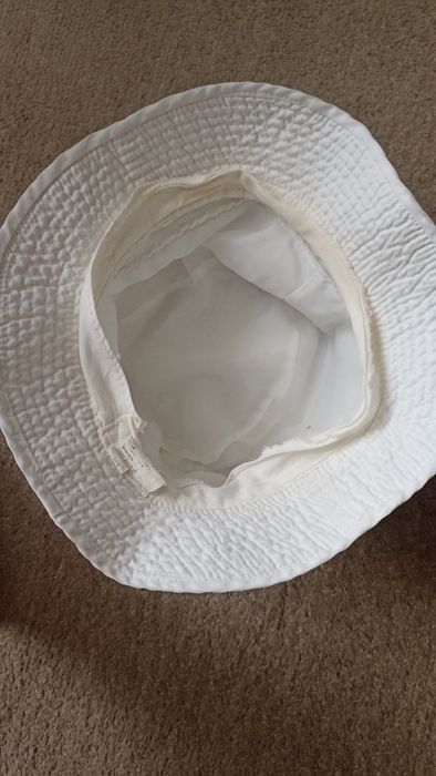 Kapelusz czapka na lato wiosnę biała bucket hat
