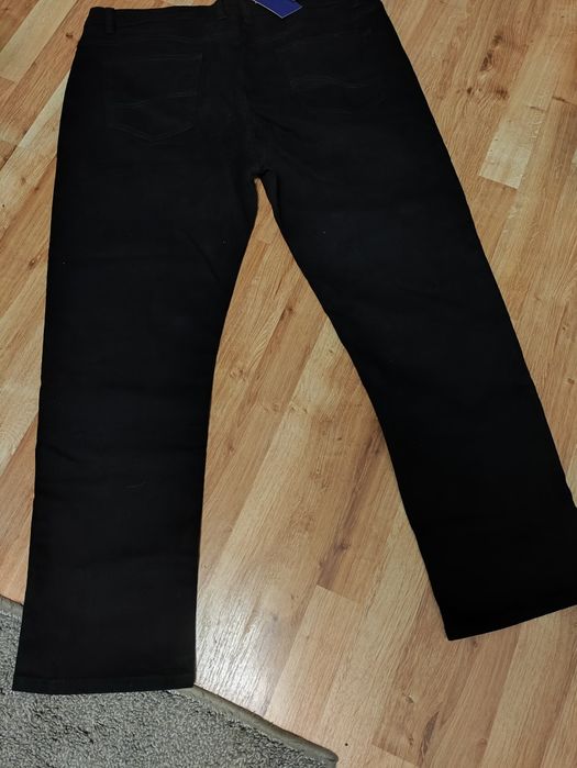 Nowe czarne jeansy męskie XXL