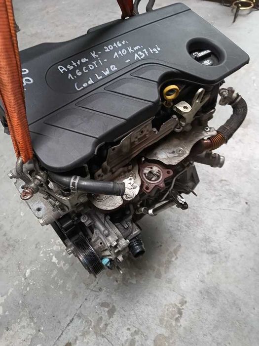 Silnik Opel Astra K 1,6 CDTI  LWQ  110km 2016r