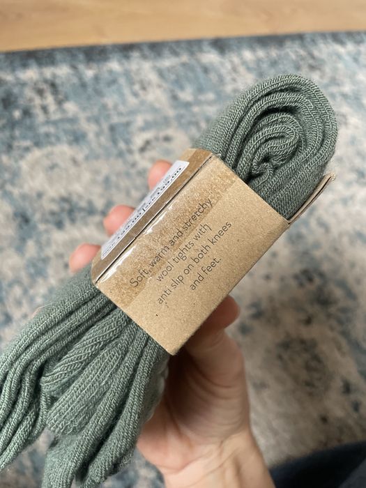 Wełniane rajstopki antypoślizgowe  merino wełna reflex nowe 86-92