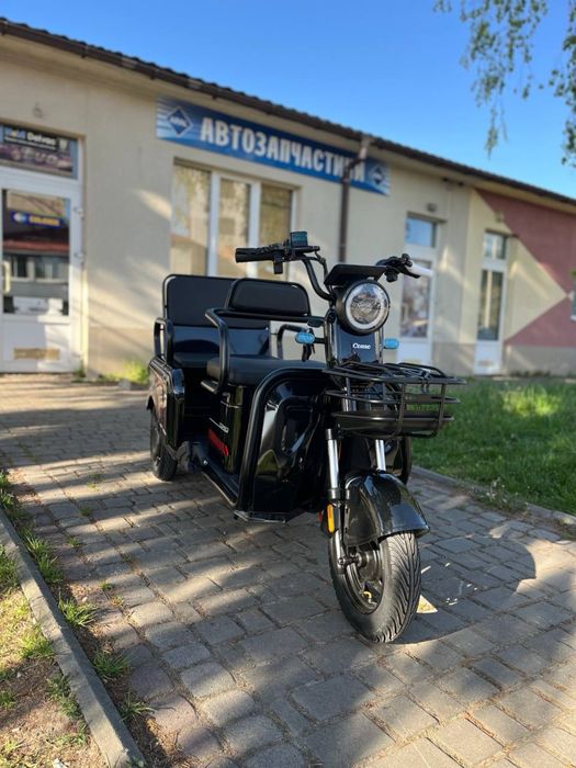 Трьох колісний електро скутер трансформер , 1000 ват 72 вольти 23 амп
