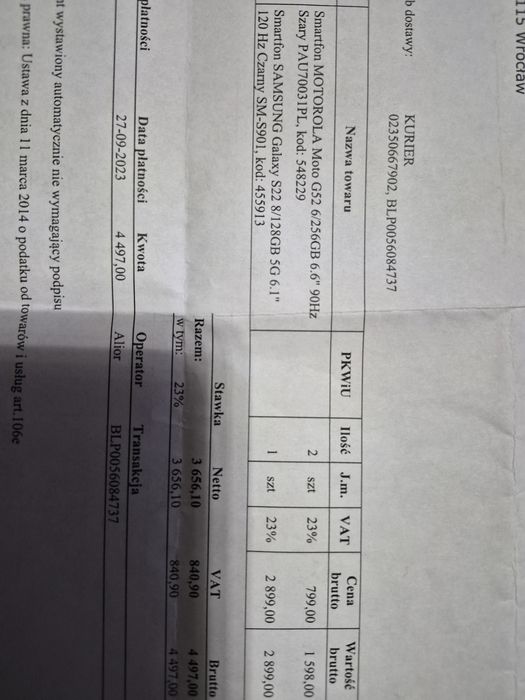 Sprzedam Samsung s 22