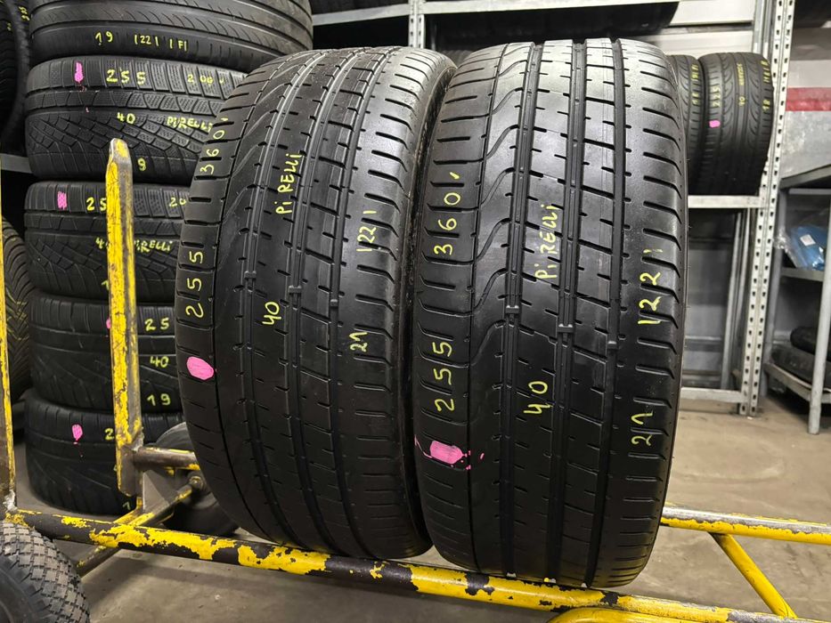 2X OPONY LETNIE 255/40R21 102Y Pirelli P Zero XL 6.6MM 2022R CAŁE!