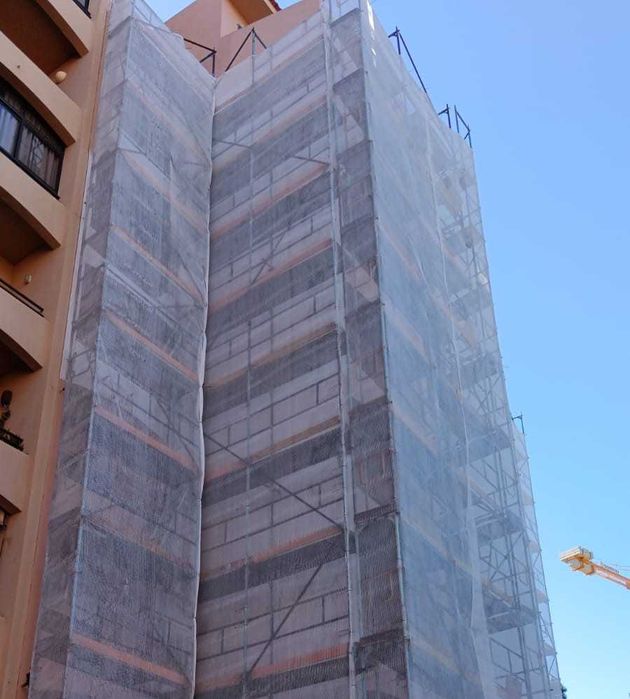 Andaime 700m² Completo com Acessórios - Andaime Europeu R75 Pintado