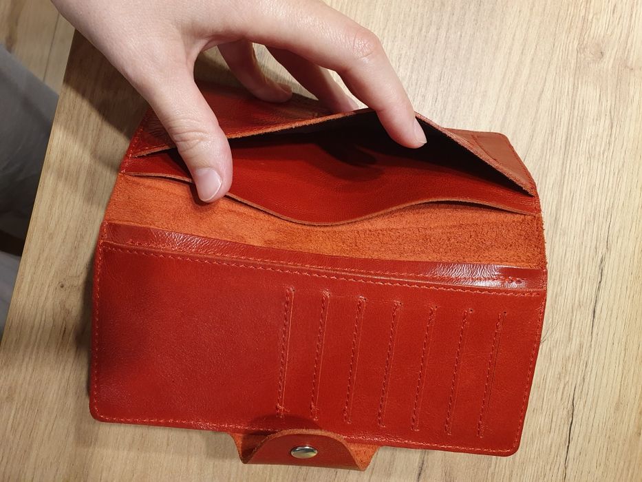 Жіночий шкіряний гаманець Shvigel українського виробника.