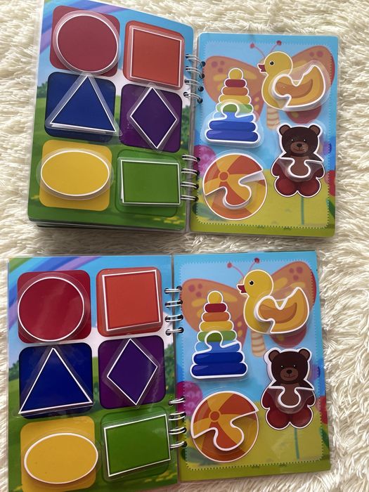 Ігри на липучках . Перша липуча книжечка