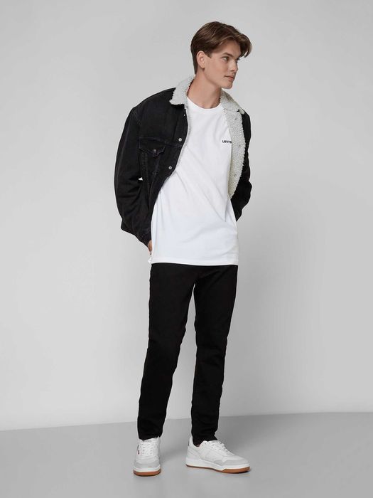 Levi's Premium 512 Blank Red Tab Slim Taper Jeans 36x30 - Full Black