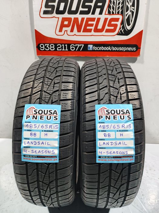 2 pneus semi novos 185-65R15 - Oferta dos Portes