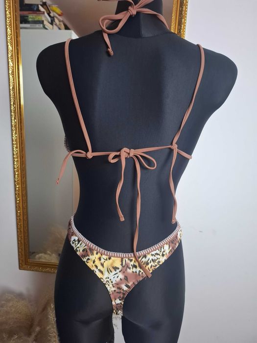 Leopard bikini brąz (41)