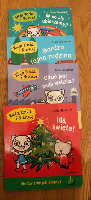 Książki z serii Kicia Kocia.