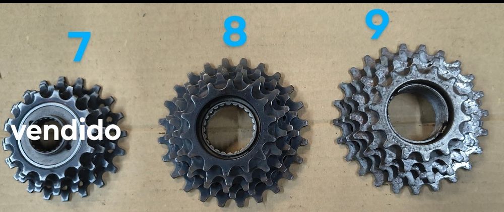 Pinhão bicicleta TDC/carreto francês Maillard /raios zincados