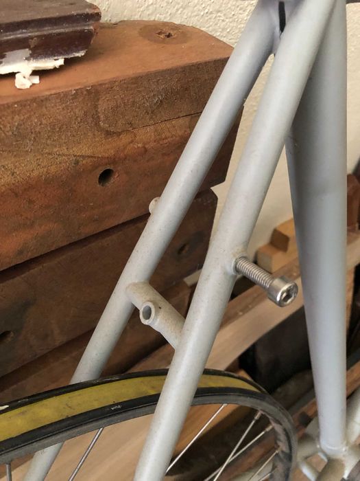 Bicicleta antiga de estrada