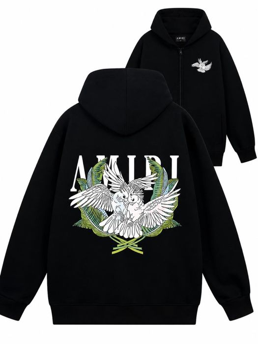 Зіп Худі Amiri / Зипка Амири / У2к чорна зип