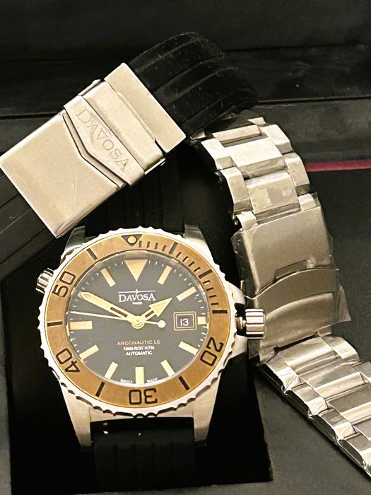 Davosa Argonautic Bronze TT Limited Edition 158/300 – Full Set – Swiss Made