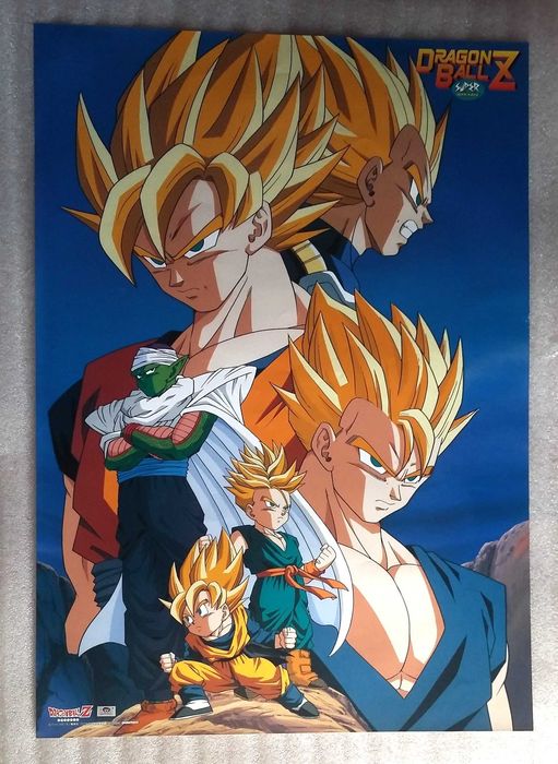 Raro Poster Dragon Ball Z- Super Saiyan