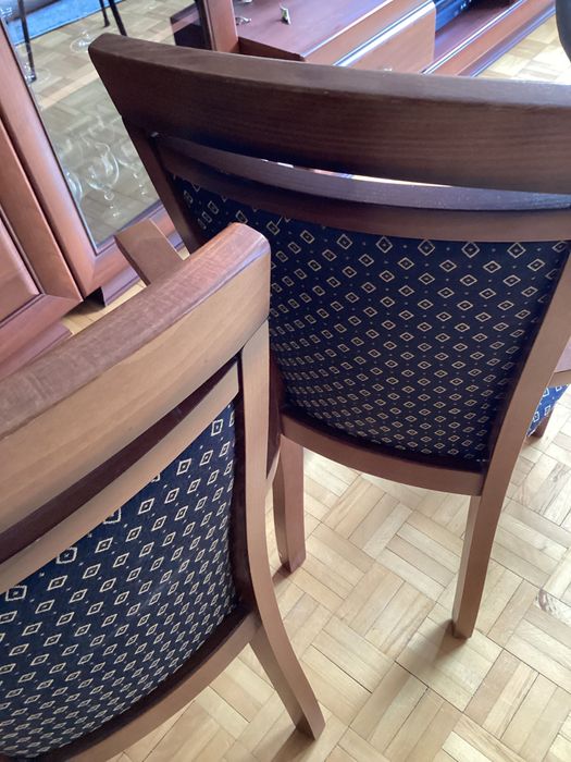 Fotel/krzesło siedzisko i oparcie tapicerowane piękne