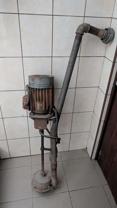 Pompa wałowa do wody / szamba + węże strażackie, silnik 1,1 kW 380 V