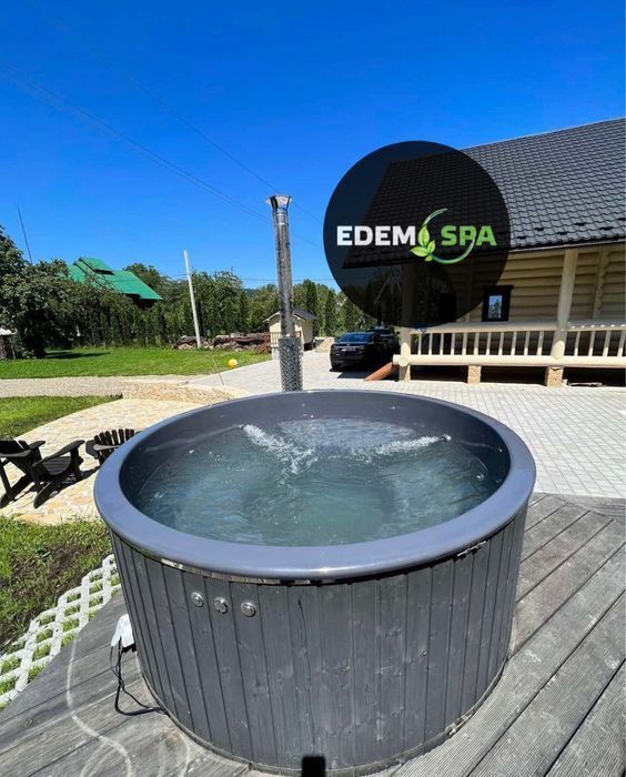 Чан на дровах! Виробник! Спа купель! Джакузі вуличне! Баня офуро! Спа