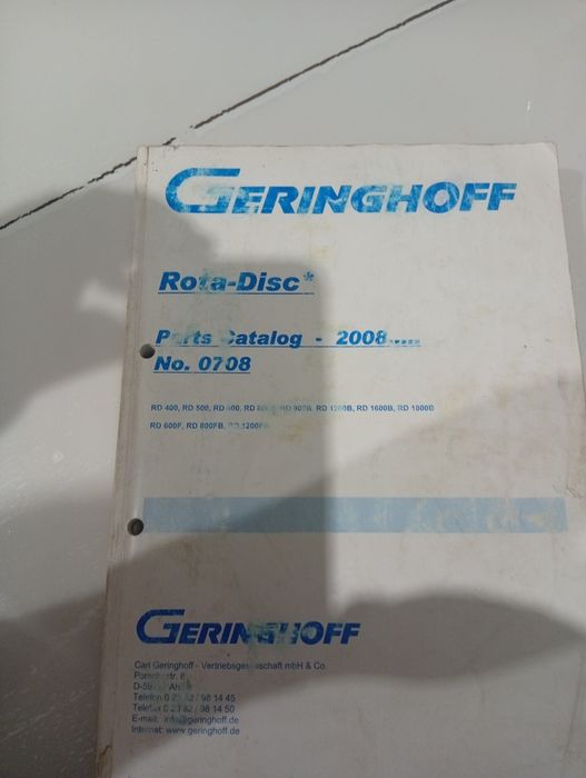 Каталог, книжка Geringhoff