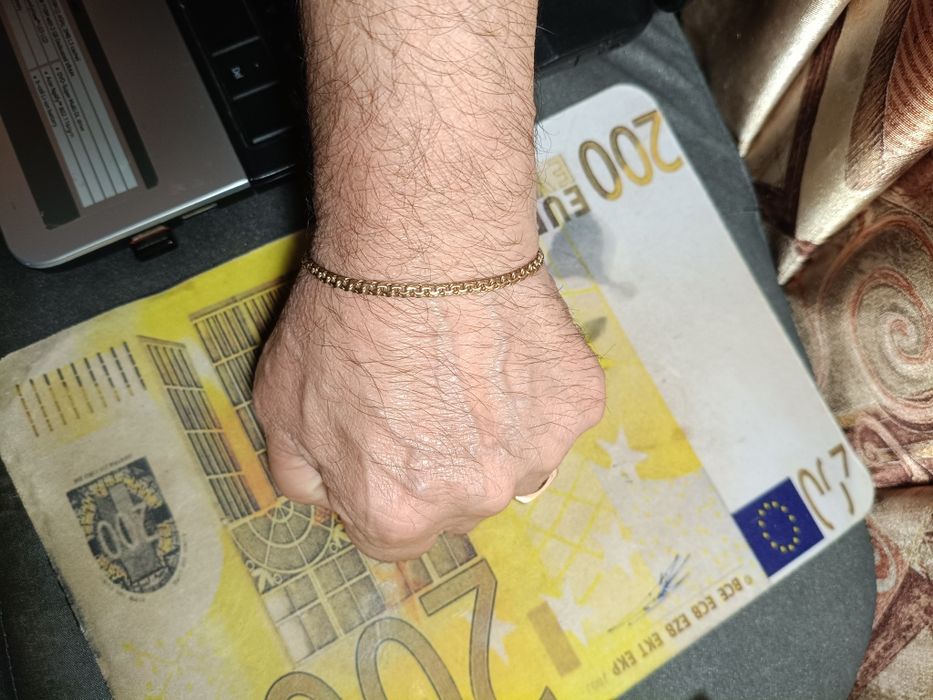 Золотая цепочка на руку