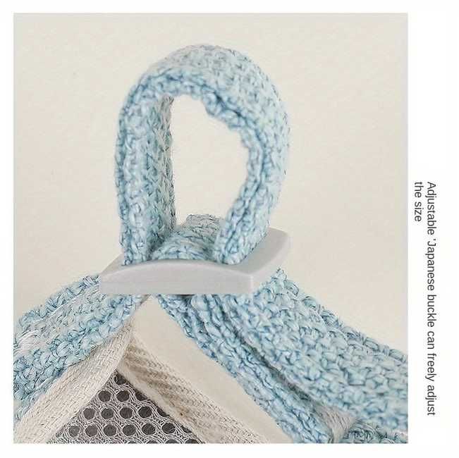 Шлейка для мелких собак, кошек и кроликов, синяя размер M