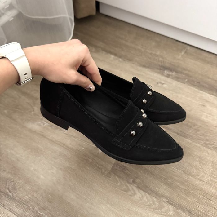 замшеві лофери 36 (23-23,5)