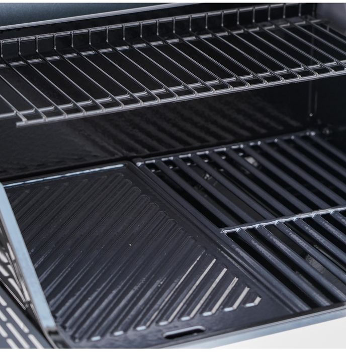 Grelhador Barbecue a gás com 2 queimadores
115x53X115 cm Naterial Kenton Il