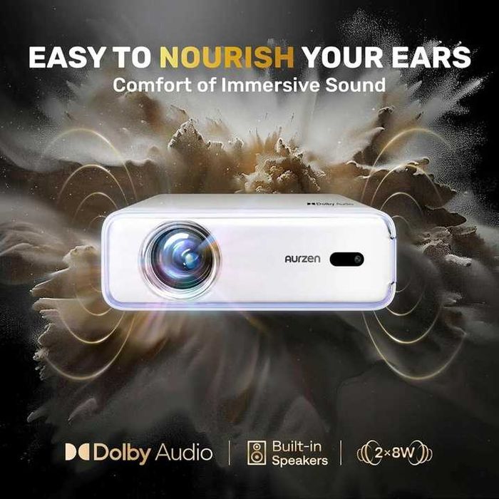 Aurzen Eazze D1 – Netflix, Full HD 1080p, 4K, Autofokus, WiFi6/BT 200"