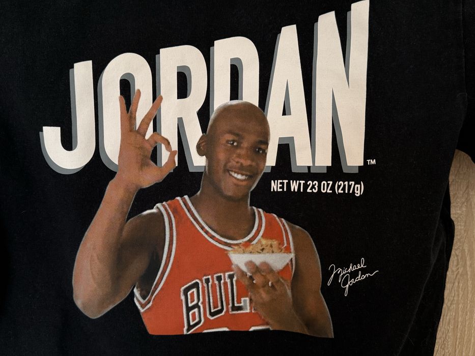 Koszulka Jordan XS czarna Chicago Bulls tee tshirt mvp photo ss crew