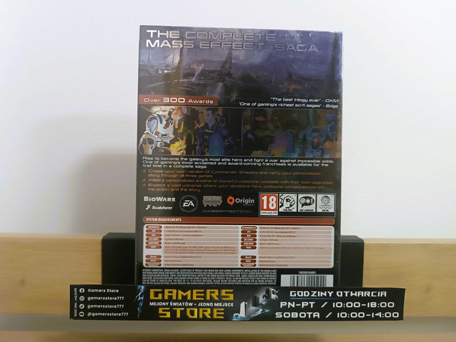 Mass Effect Trilogy - PC - GAMERS STORE - I WYDANIE TRYLOGII Kolekcja