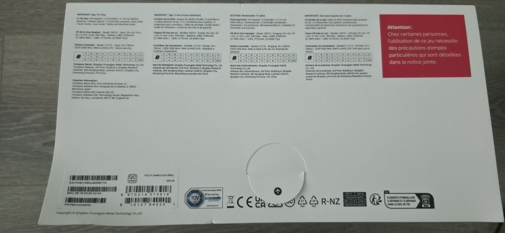 Pico 4 ultra 128/256