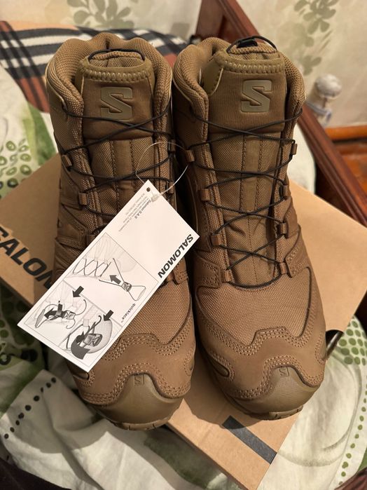 Берці тактичні Salomon XA Forces Mid GTX - койот