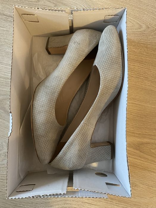 Skórzane zamszowe buty Peter Kaiser