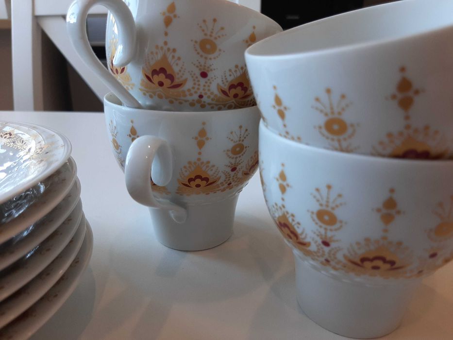 Porcelanowy zestaw śniadniowy
