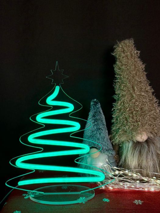 Світильник, неоновий різдвяний.