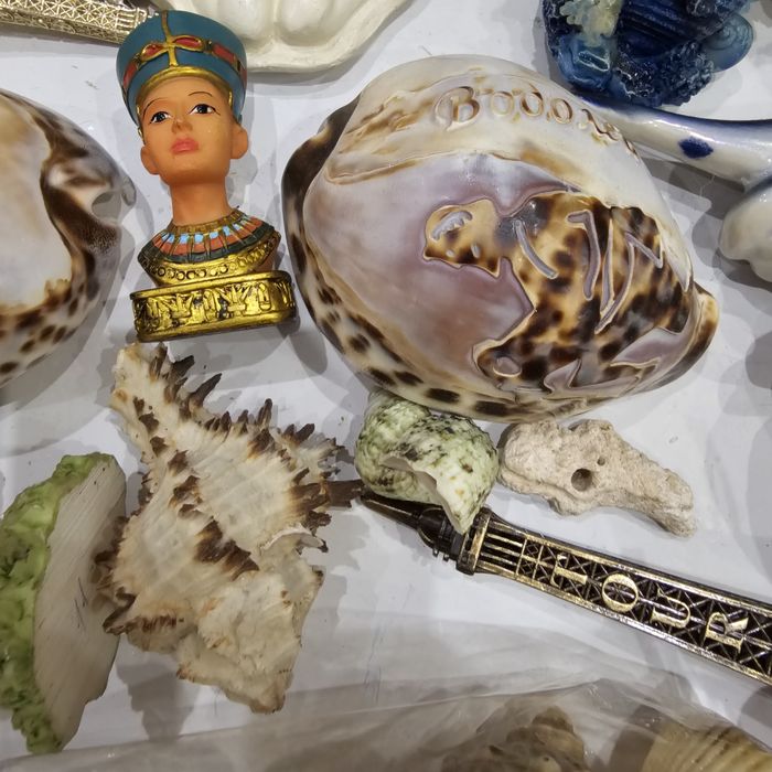 Сувениры с моря, ракушки, париж, крым, статуэтки