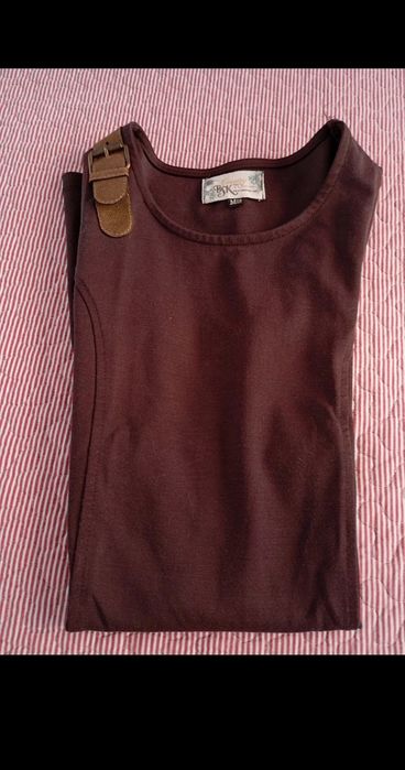 Vestido castanho Bershka