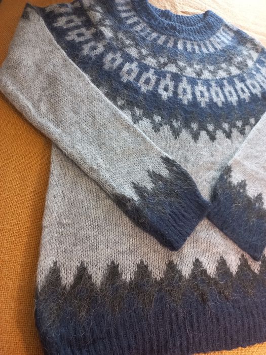 Свитер-лопапейса с мохером от Massimo Dutti