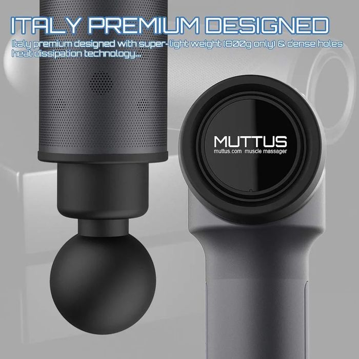 Massageador de Percussão Premium, M30 - MUTTUS - Nova Selada