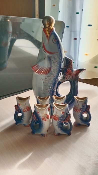Сервизный набор рыбок.