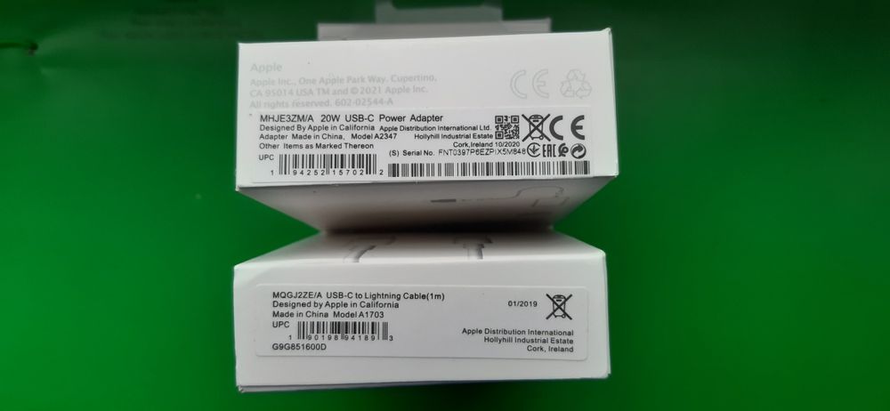 Zasilacz USB-C 20W Power Adapter + Kabel USB-C do iPad iPhone NOWE