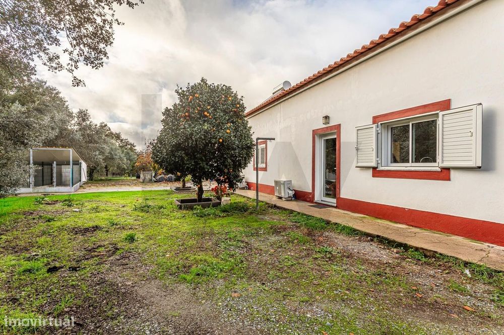 Moradia T3 Totalmente Renovada em Lote de 3.073 m2 a 10 km de Montemor