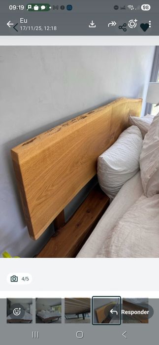Tábua Tampo Painel Madeira maçica para bancada ou cabeceira de cama ou outro fim