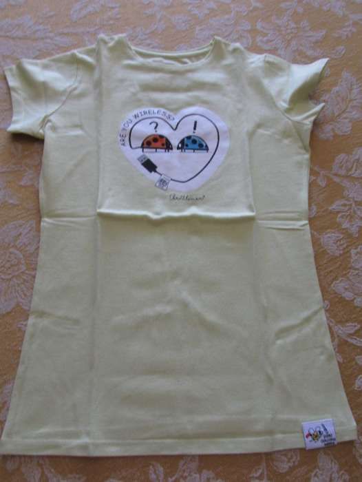 T-shirt Throttleman com joaninhas